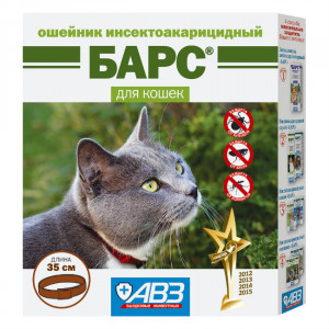 БАРС ошейник инсектоакарицидный для кошек