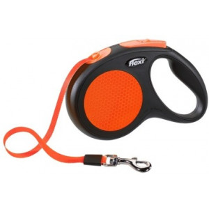 flexi рулетка Limited Edition New Neon M (до 25 кг) лента 5 м, оранжевый (29009)