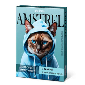 Amstrel мультивитаминное лакомство для кошек 